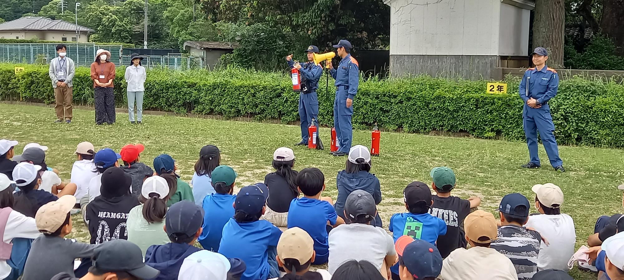 消防署の方のお話