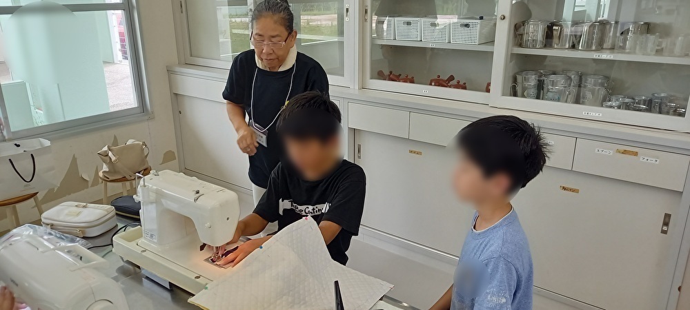 ミシンの授業の様子6