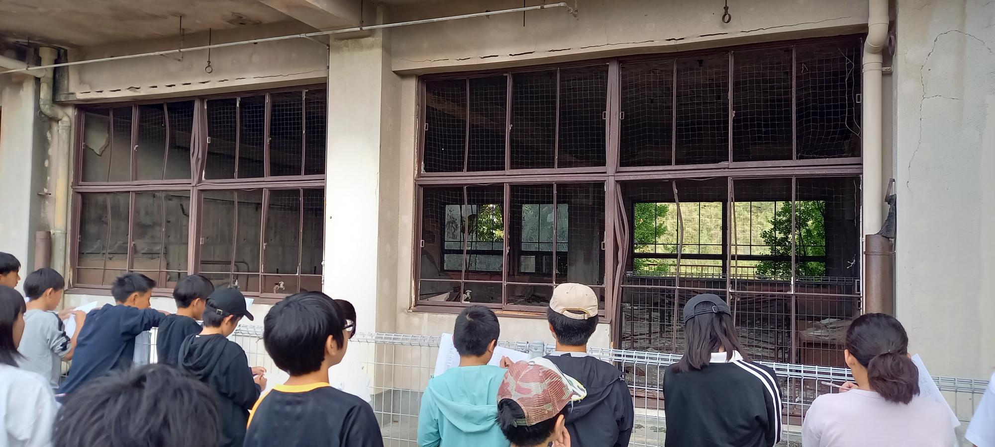 旧大野木場小学校見学
