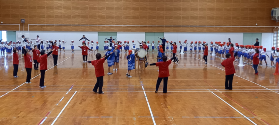 久山音頭指導の様子3