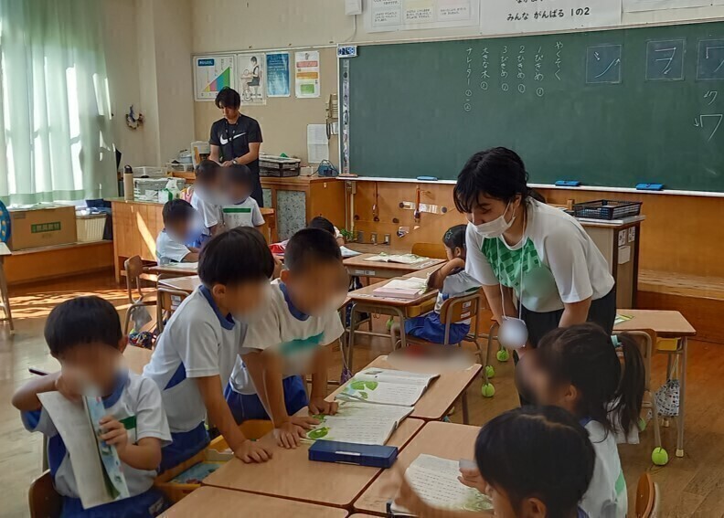 職場体験の様子