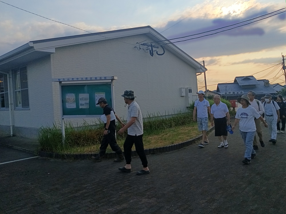 避難所に到着
