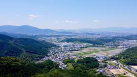 久山町を上空から見た写真