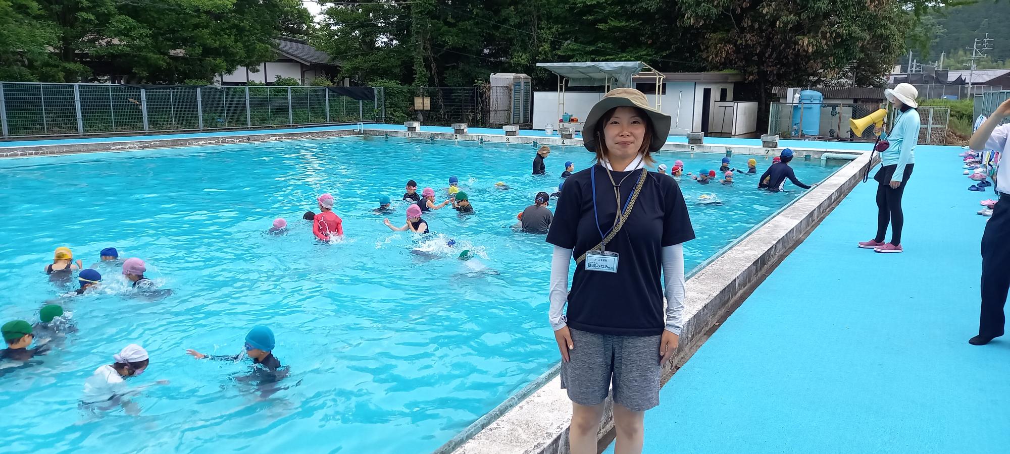 水泳の地域指導員さん