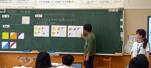 オムライス型の面積