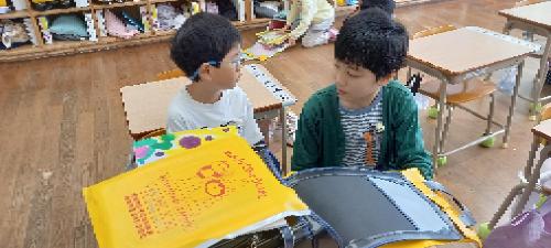 一年生にかかわる六年生3
