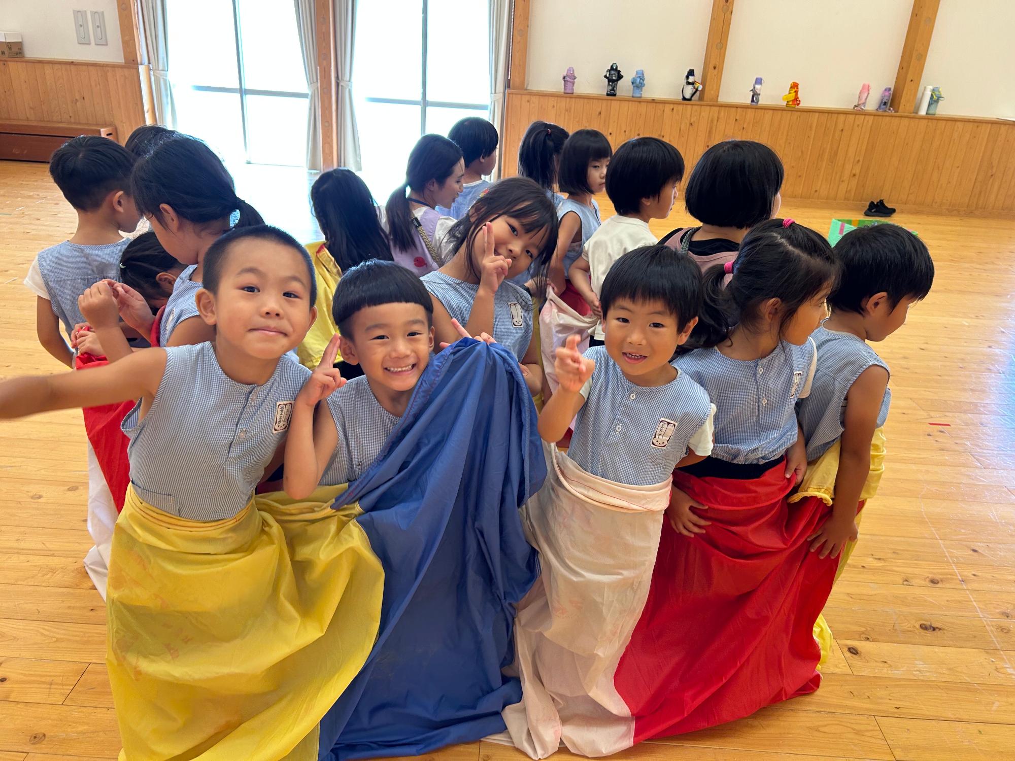 令和7年度9月年長バルーン遊び