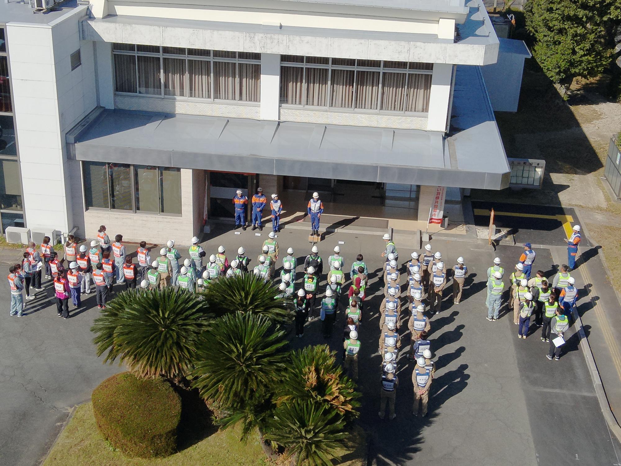 開始式（町長訓示）