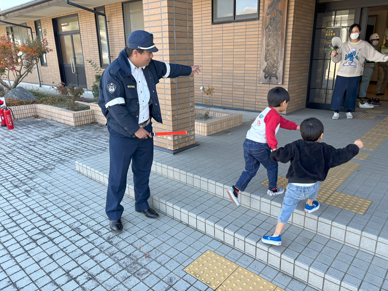 粕屋警察署も訓練に参加されました