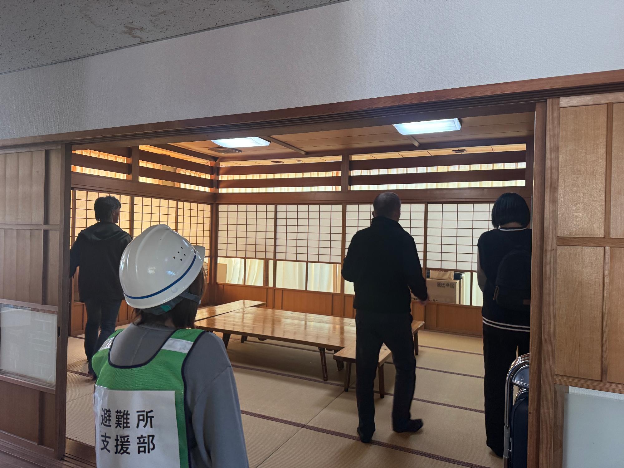 安全点検の様子